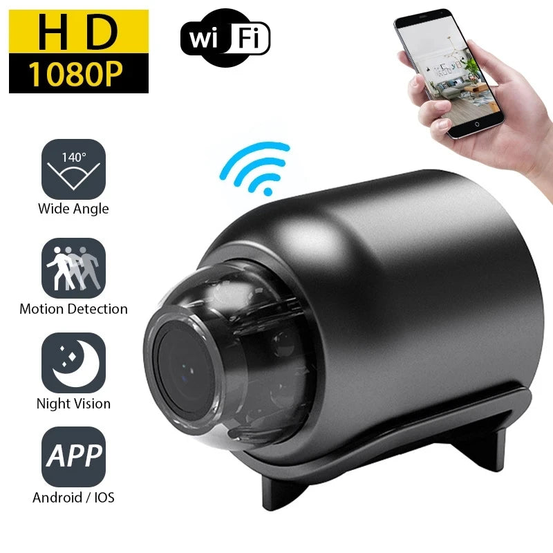 Mini Camera 1080P WiFi – Wireless HD Night Vision Home Security Cam