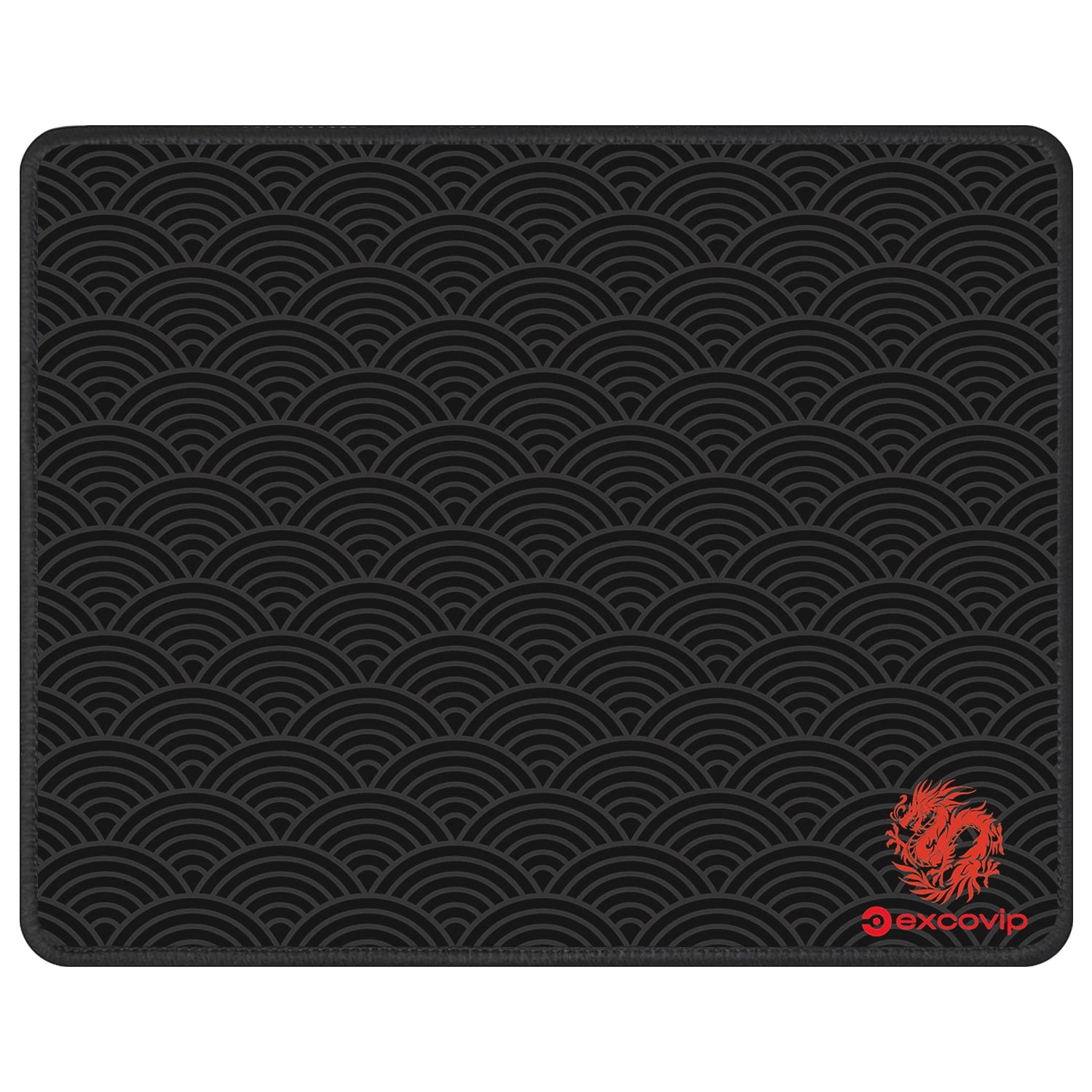 EXCO Gaming Mouse Pad with Stitched Edge Small Office Mousepad Smooth Non-Slip Rubber Base for Laptop Computer Portable Washable