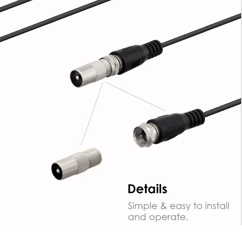 New TV Antenna Indoor Mini HD Digital TV Antenna DVB T2 Ground Wave Antenna