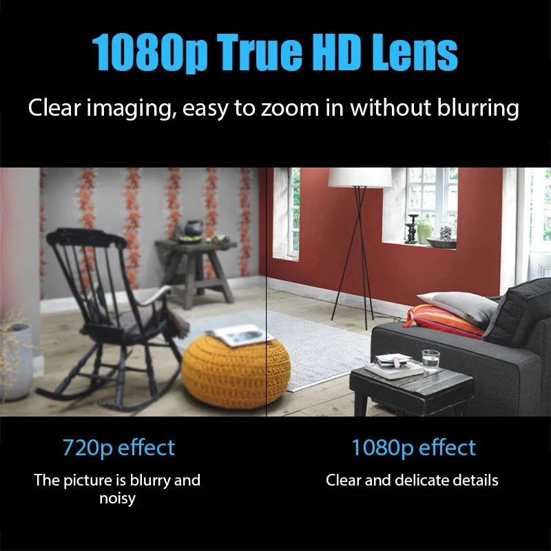 Mini Camera 1080P WiFi – Wireless HD Night Vision Home Security Cam