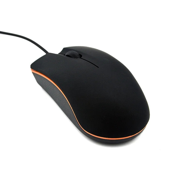 Ultra-Thin Mini USB 3D Optical Gaming Mouse – 1200 DPI Wired Mouse for Laptop, Notebook, PC, and MacBook