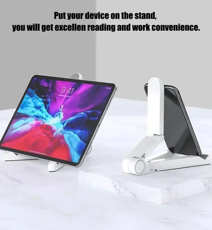 Foldable Adjustable Tablet & Phone Stand – Universal Holder for iPad, Samsung, Xiaomi, Huawei