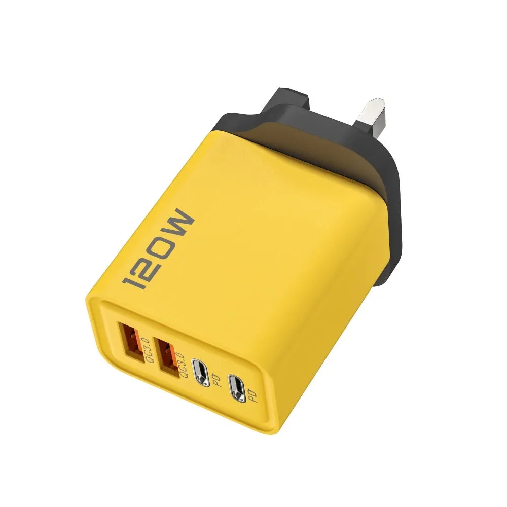 Phone Charger 120W Charging Quick USB Type C For iPhone 16 15 Xiaomi 14 Huawei Redmi Oneplus