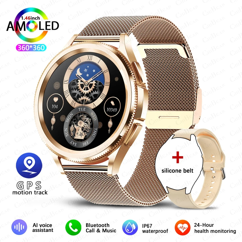 Watch 6 Classic Smartwatch Men GPS Outdoor Sports Health Heart Rate Monitor Waterproof Bluetooth Call Smart Watch 2025 New