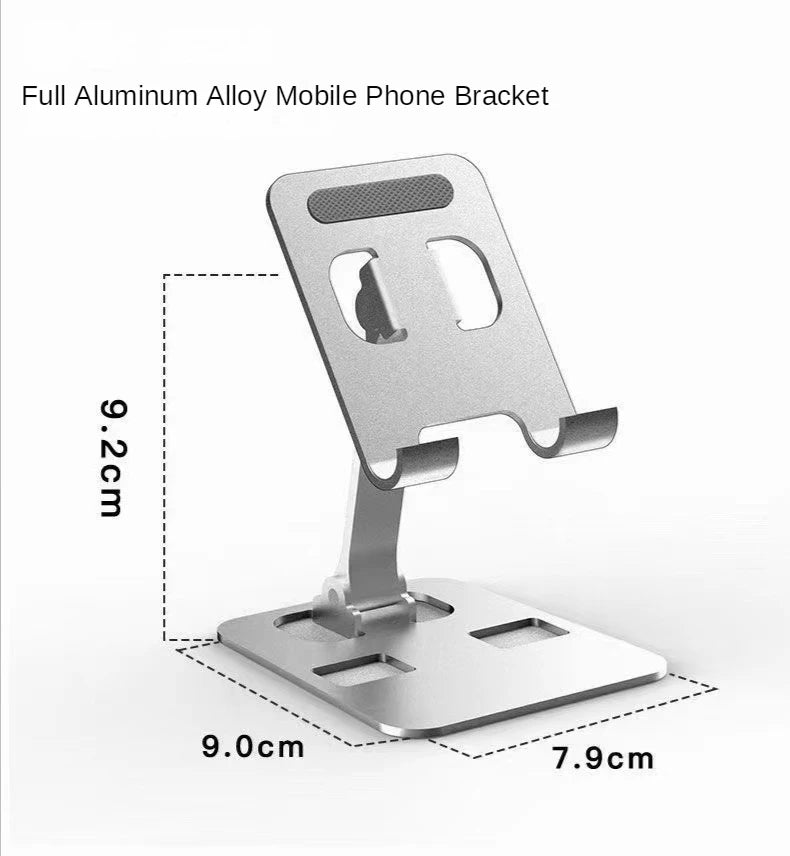 Portable Aluminum Phone & Tablet Holder Adjustable Stand