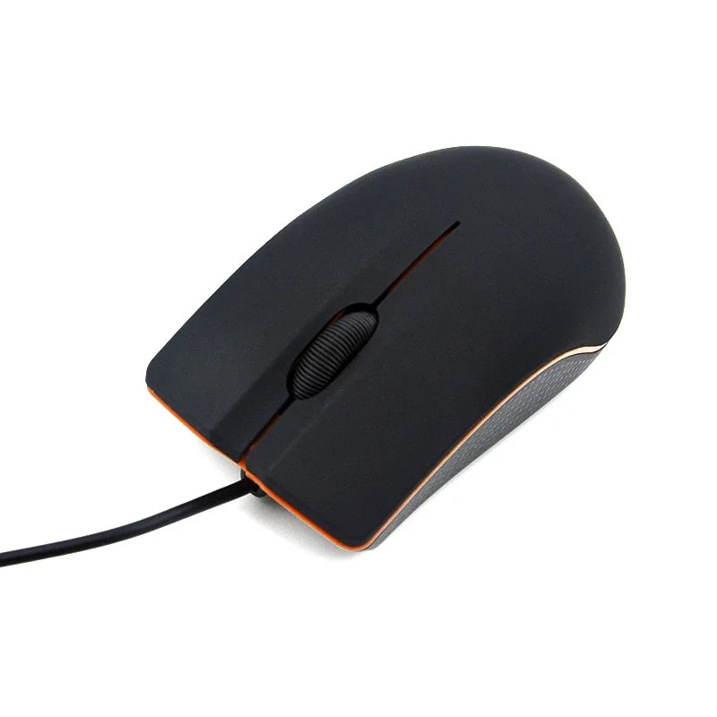 Ultra-Thin Mini USB 3D Optical Gaming Mouse – 1200 DPI Wired Mouse for Laptop, Notebook, PC, and MacBook