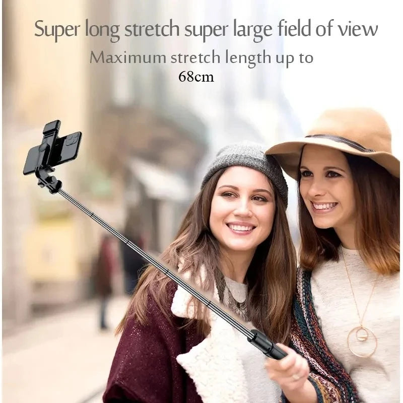 Live Phone Holder  Bluetooth Selfie Stick Tripod Stand with Fill Light Remote Shutter Tripod For iPhone Samsung Xiaomi