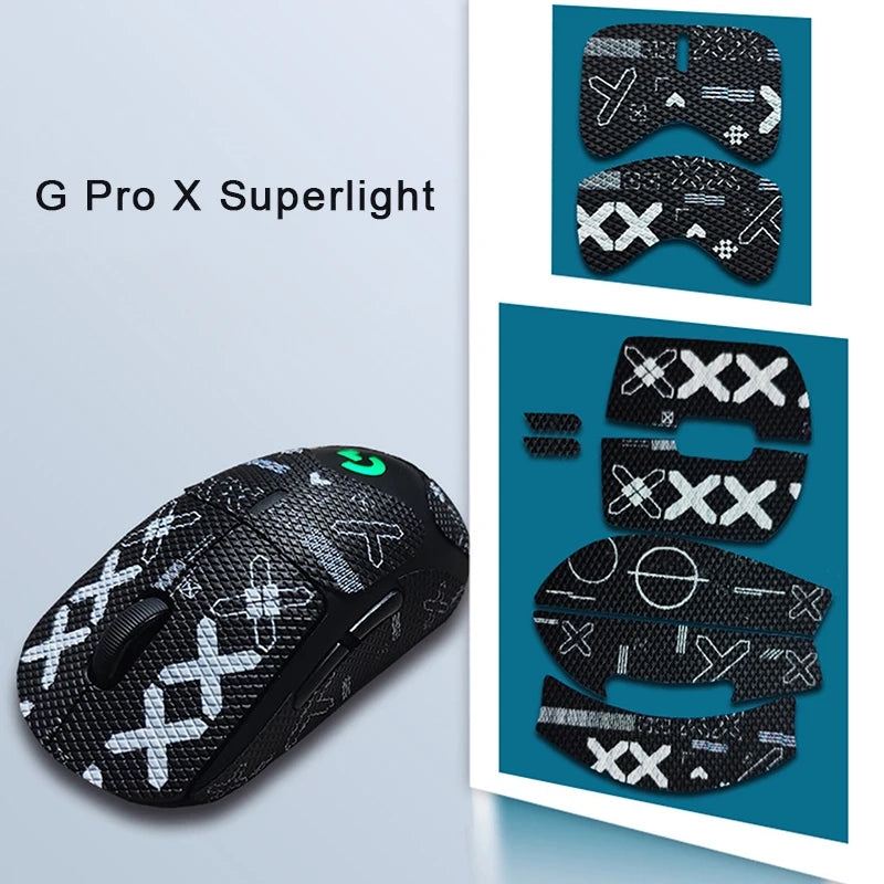 Mouse Grip Tape Skate Handmade Sticker Non Slip Suck Sweat For  G Pro X Superlight Wireless Mouse