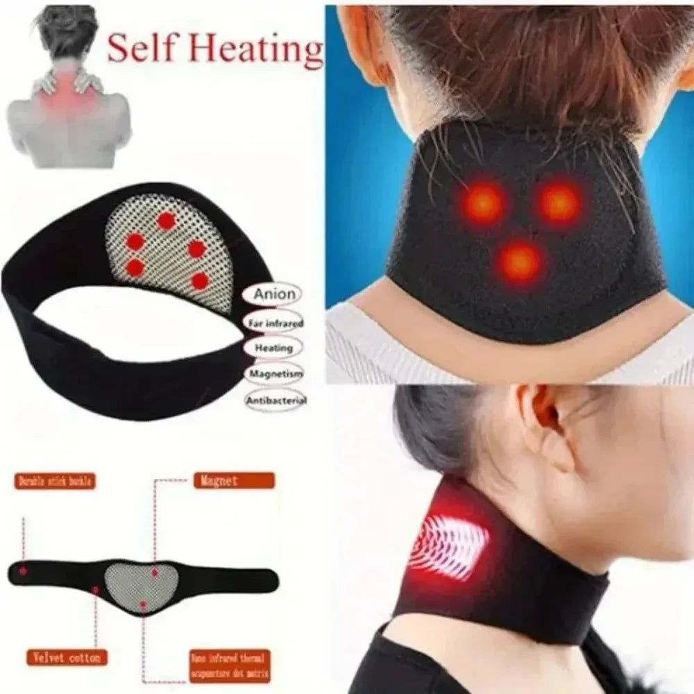 Heating  Neck Medium Soft Portable Cervical Pillow with Spontaneous Heat Therapy for Tingling, Pain