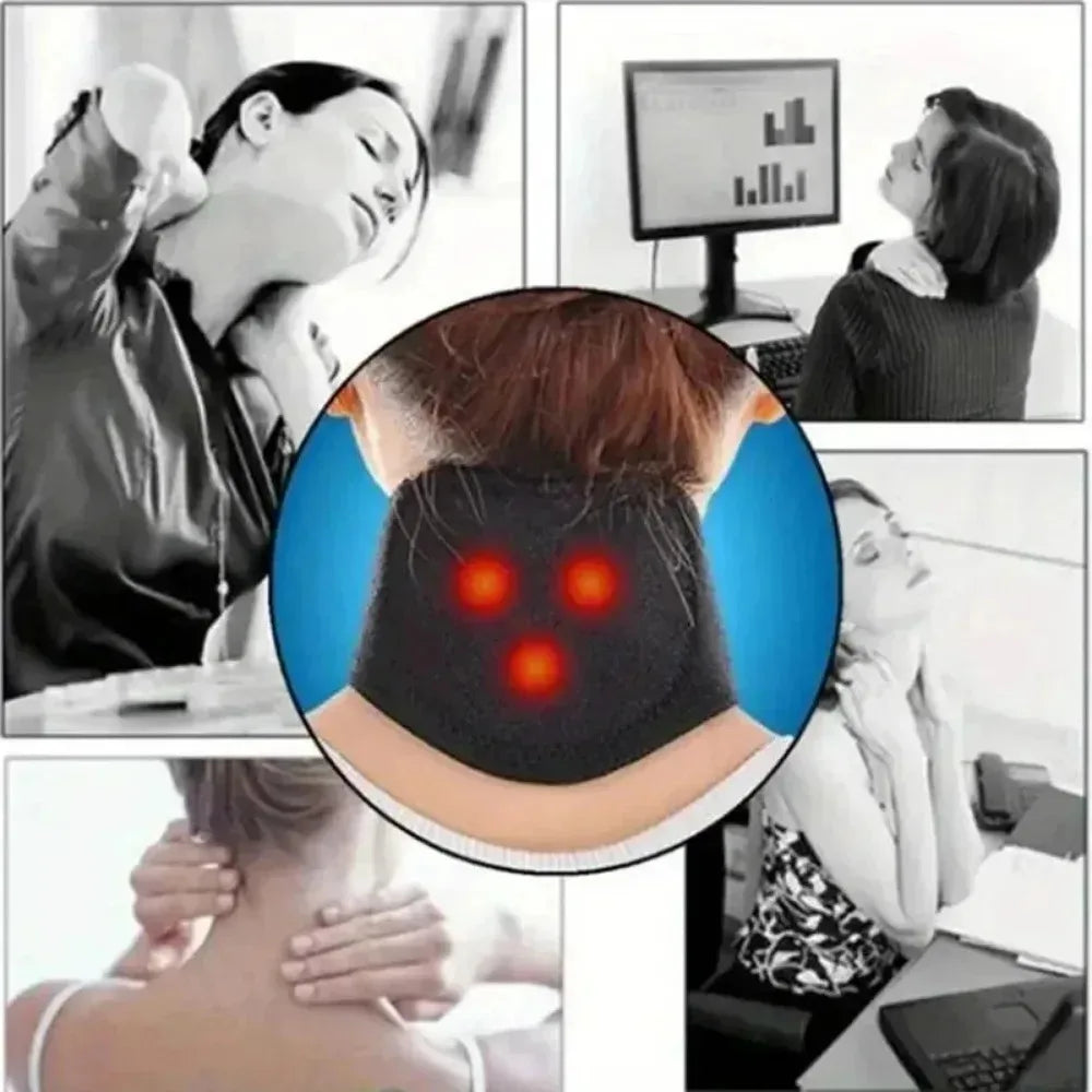 Heating  Neck Medium Soft Portable Cervical Pillow with Spontaneous Heat Therapy for Tingling, Pain