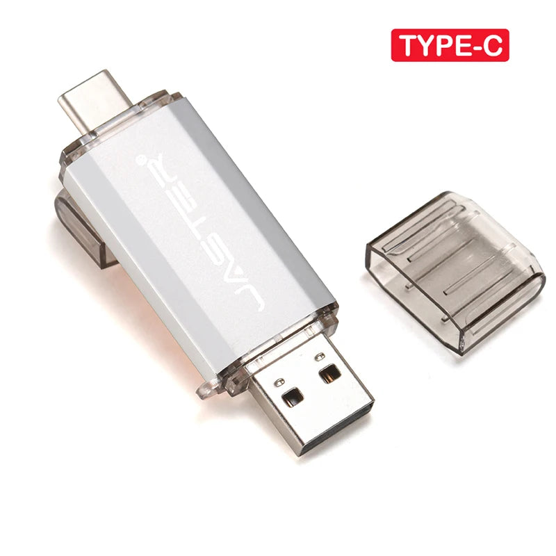 JASTER USB Type-C OTG Flash Drive 4GB-128GB High Speed