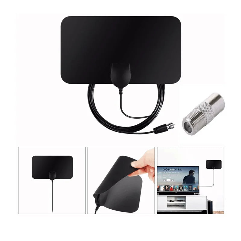 New TV Antenna Indoor Mini HD Digital TV Antenna DVB T2 Ground Wave Antenna