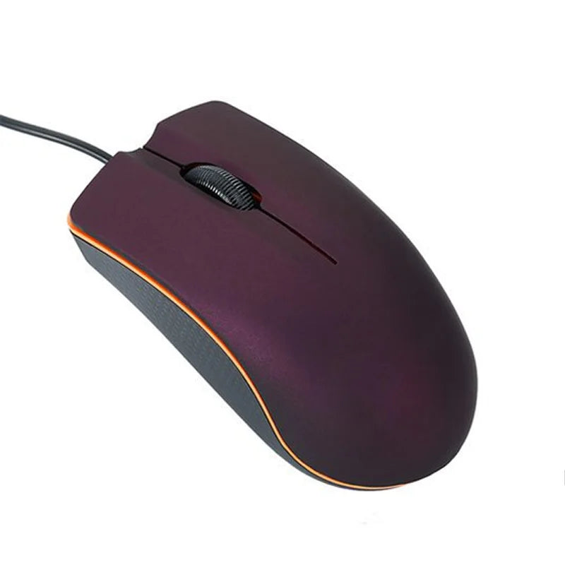 Ultra-Thin Mini USB 3D Optical Gaming Mouse – 1200 DPI Wired Mouse for Laptop, Notebook, PC, and MacBook