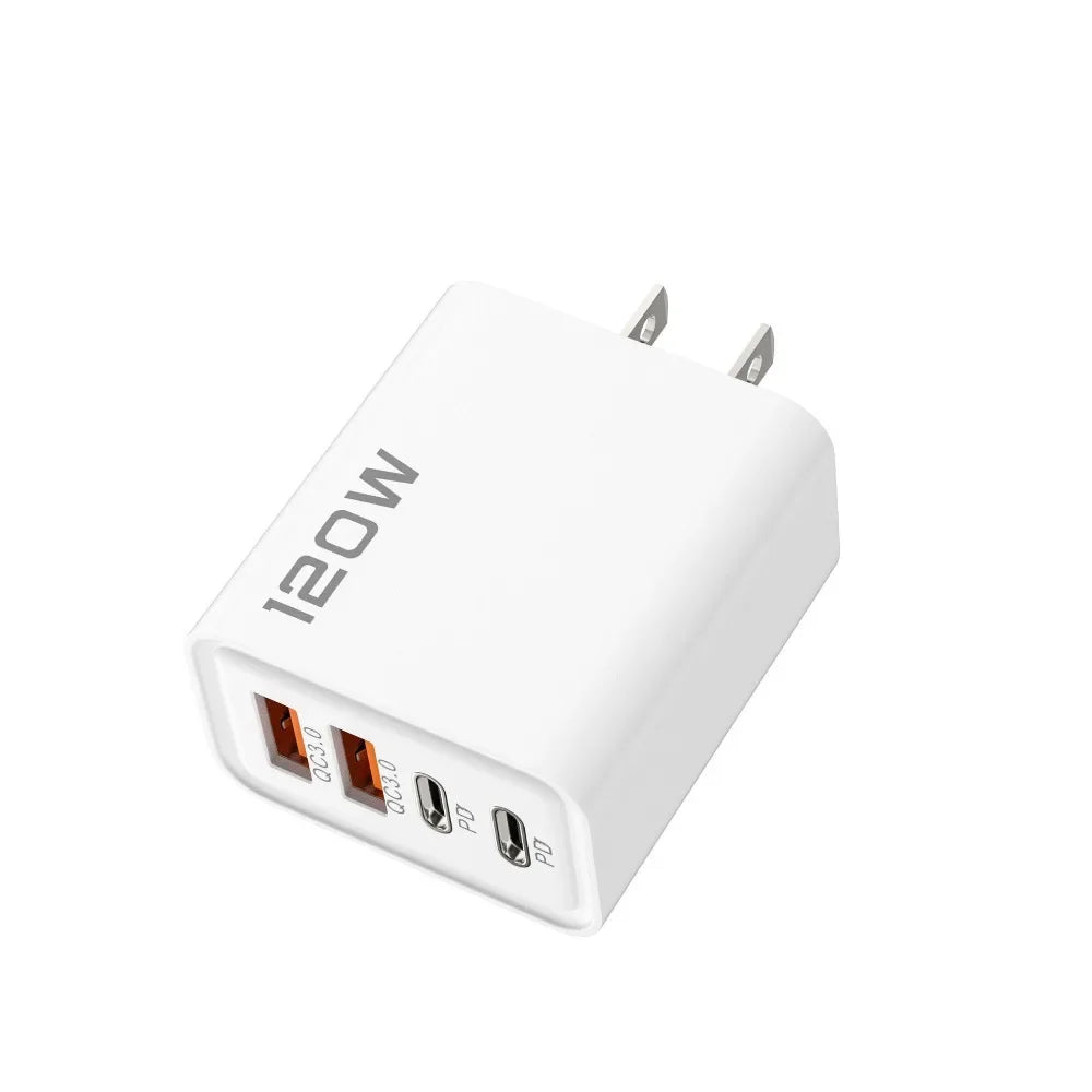 Phone Charger 120W Charging Quick USB Type C For iPhone 16 15 Xiaomi 14 Huawei Redmi Oneplus