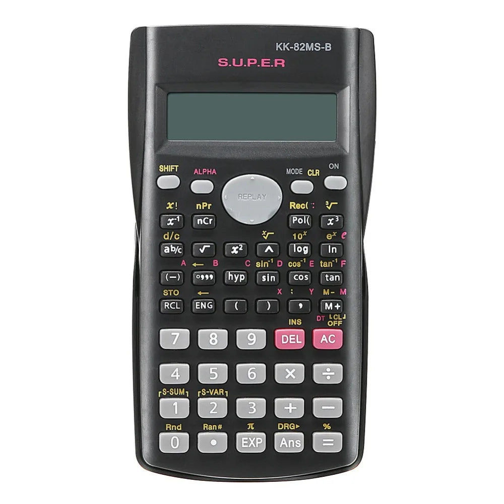 Scientific Calculator with 240 Functions and 2-Line Screen Multi-purpose Portable