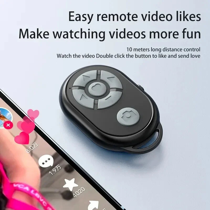 Bluetooth Remote Shutter – Universal Selfie & Camera Controller