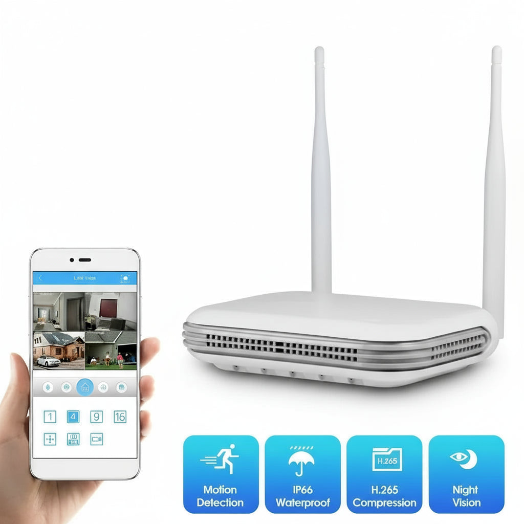 3MP/5MP/2K 8CH WiFi Network Video Recorder (NVR) for Home Security Cameras