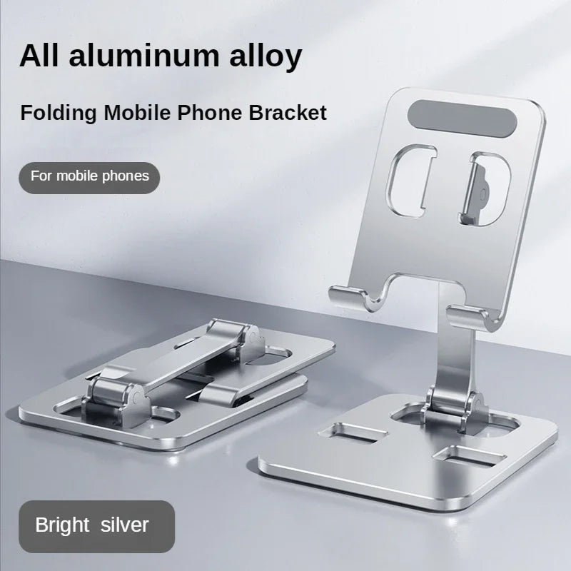 Portable Aluminum Phone & Tablet Holder Adjustable Stand