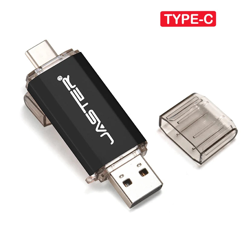 JASTER USB Type-C OTG Flash Drive 4GB-128GB High Speed