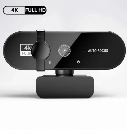 Webcam with Microphone, Auto Focus for PC and Laptop