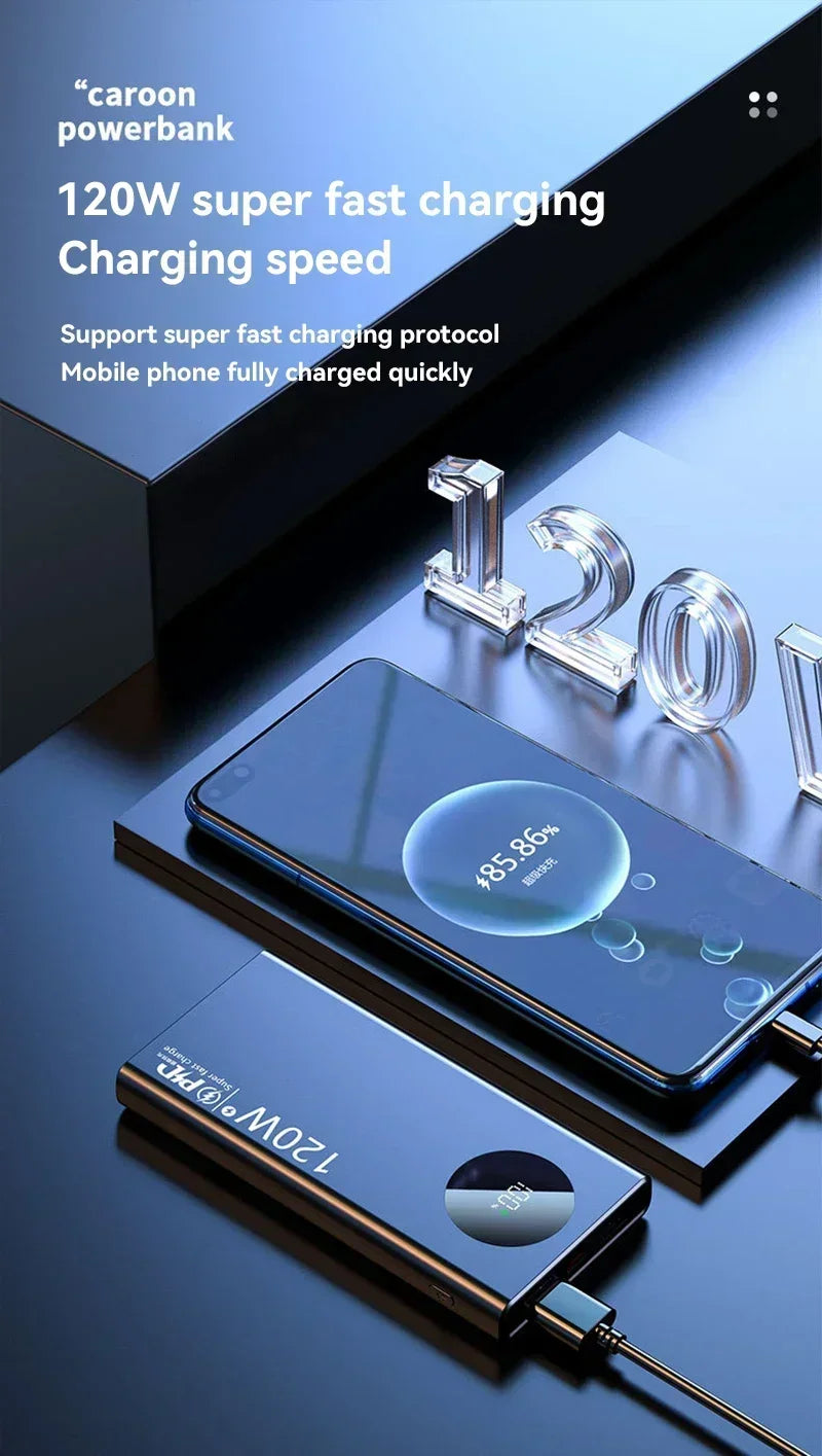 Xiaomi 120W 500000mAh High Capacity Power Bank Fast Charging Powerbank