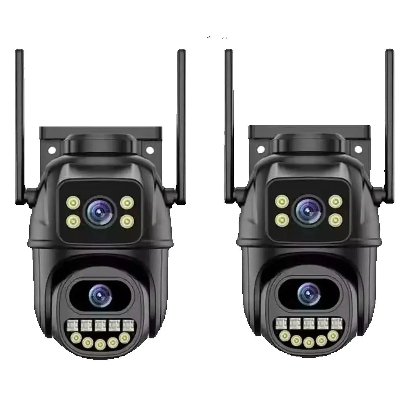 4K 8MP WiFi Surveillance Camera with AI Human Detection, Dual Lens & 4X Digital Zoom