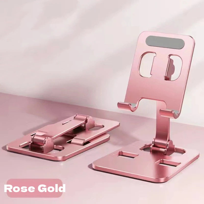 Portable Aluminum Phone & Tablet Holder Adjustable Stand