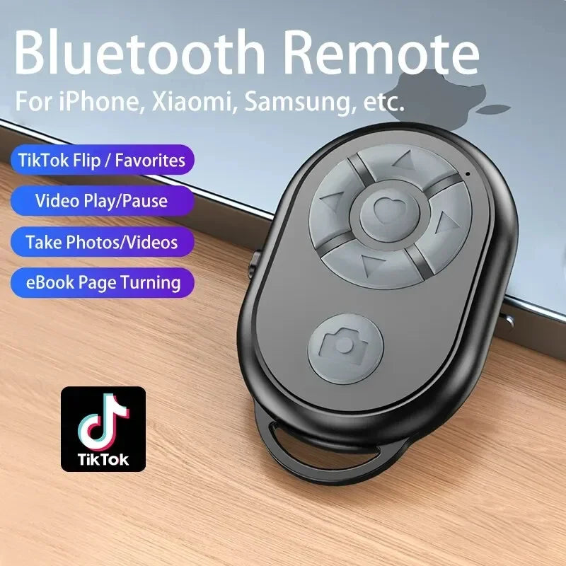 Bluetooth Remote Shutter – Universal Selfie & Camera Controller