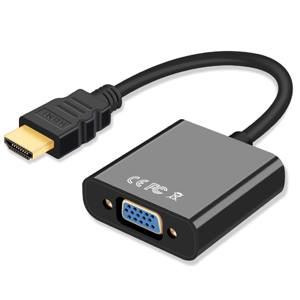 HDMI to VGA Adapter Cable Converter for PC & Laptop