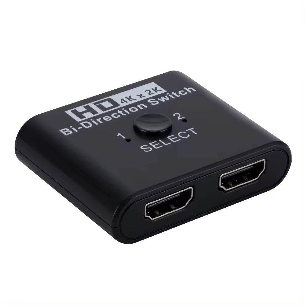 Switch Bi-Direction X 2K HDTV  2 Ports HDTV Splitter Switch For Laptop PC PS3/4 TV Box To Monitor TV Projector Adapter