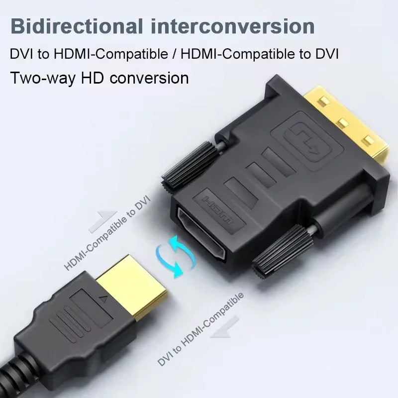 DVI to HDMI Adapter – Video Converter for PC & HDTV