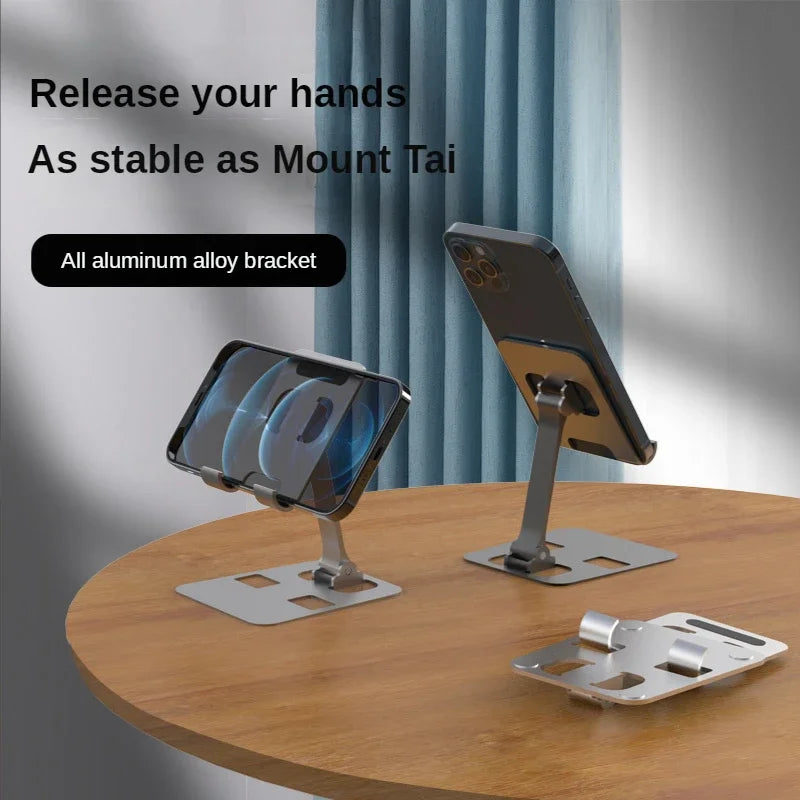 Portable Aluminum Phone & Tablet Holder Adjustable Stand