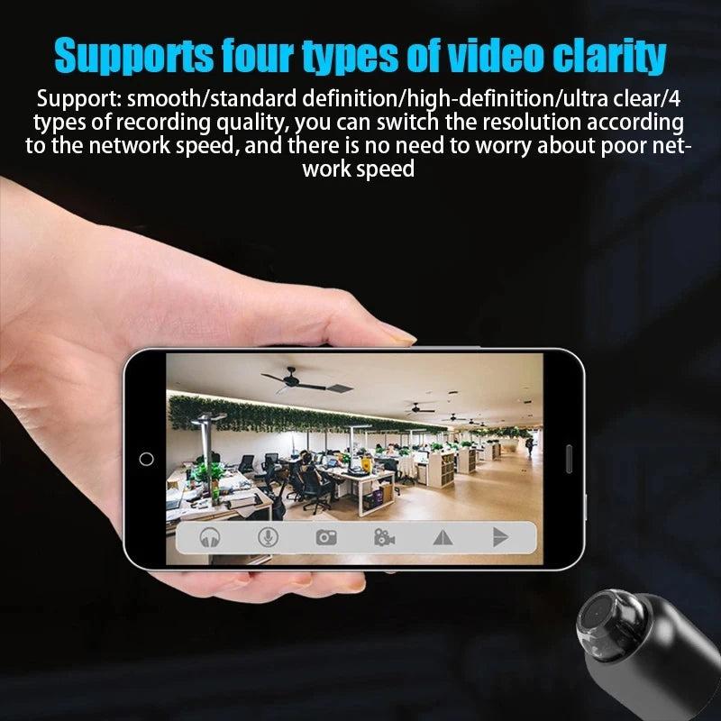 Mini Camera 1080P WiFi – Wireless HD Night Vision Home Security Cam