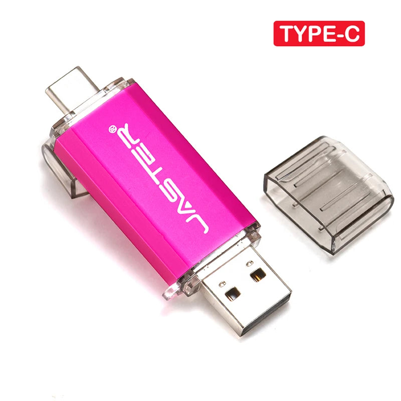 JASTER USB Type-C OTG Flash Drive 4GB-128GB High Speed