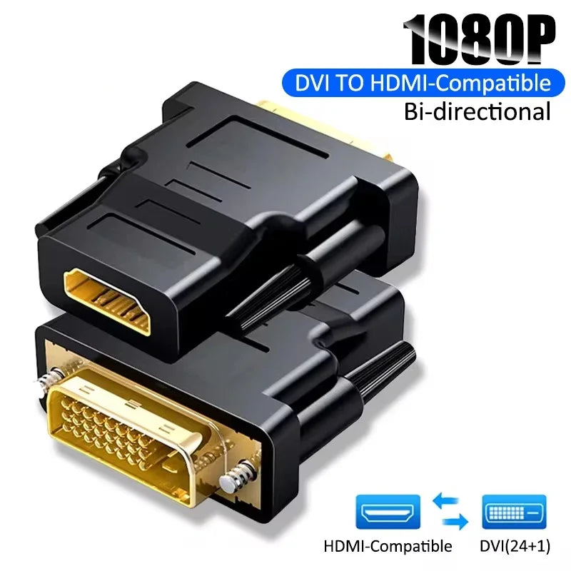 DVI to HDMI Adapter – Video Converter for PC & HDTV