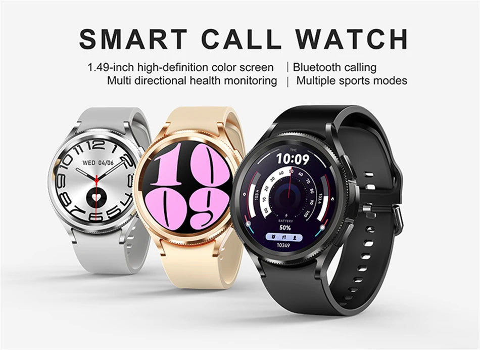 Watch 6 Classic Smartwatch Men GPS Outdoor Sports Health Heart Rate Monitor Waterproof Bluetooth Call Smart Watch 2025 New