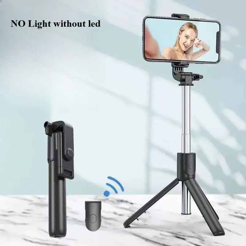 Live Phone Holder  Bluetooth Selfie Stick Tripod Stand with Fill Light Remote Shutter Tripod For iPhone Samsung Xiaomi