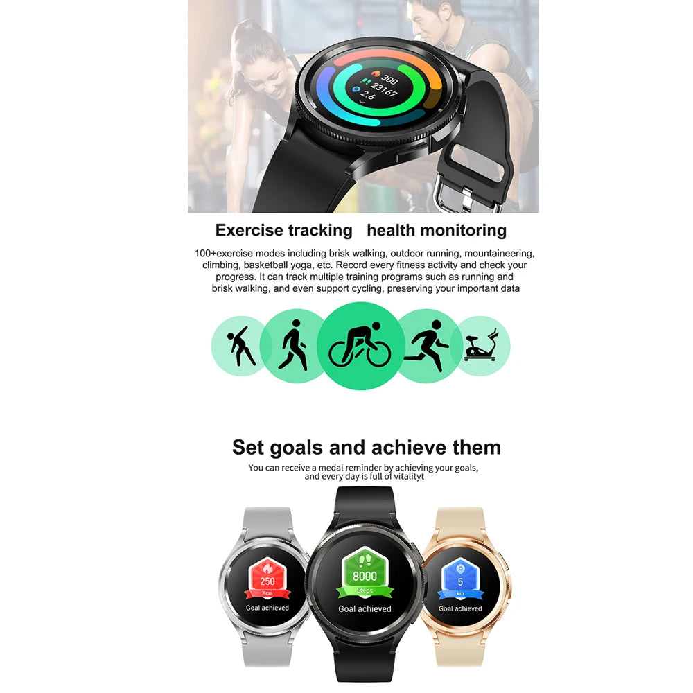 Watch 6 Classic Smartwatch Men GPS Outdoor Sports Health Heart Rate Monitor Waterproof Bluetooth Call Smart Watch 2025 New